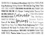 Colorado Springs, CO Digital Download