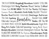 Boulder, CO Digital Download