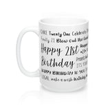 21st Birthday Mug