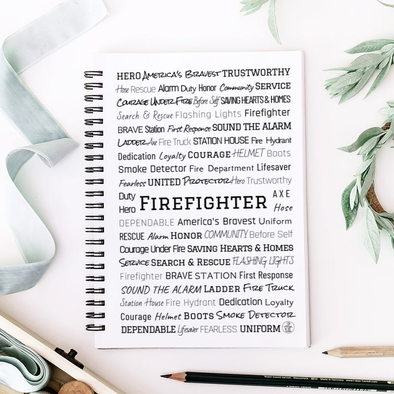 Firefighter Spiral Notebook