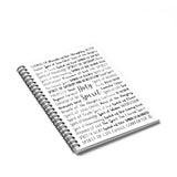 Names of the Holy Spirit Spiral Notebook