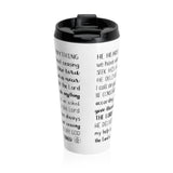 Prayer Scriptures Travel Mug