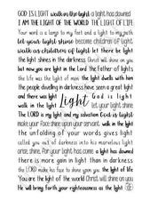 Light Scriptures Spiral Notebook