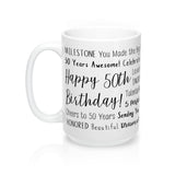 50th Birthday Mug
