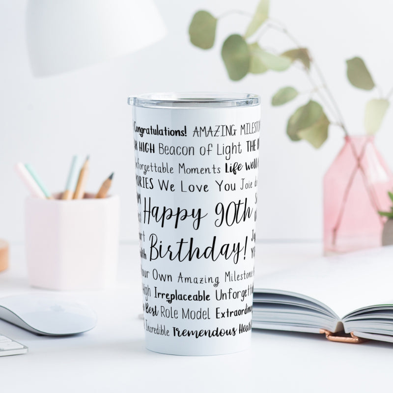 90th Birthday Tumbler
