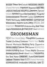 Groomsman Spiral Notebook